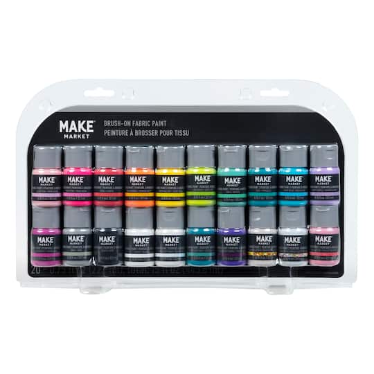 Pastel Brush-On Fabric Paint Set by Make Market®